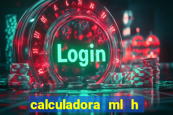 calculadora ml h para mcg kg min